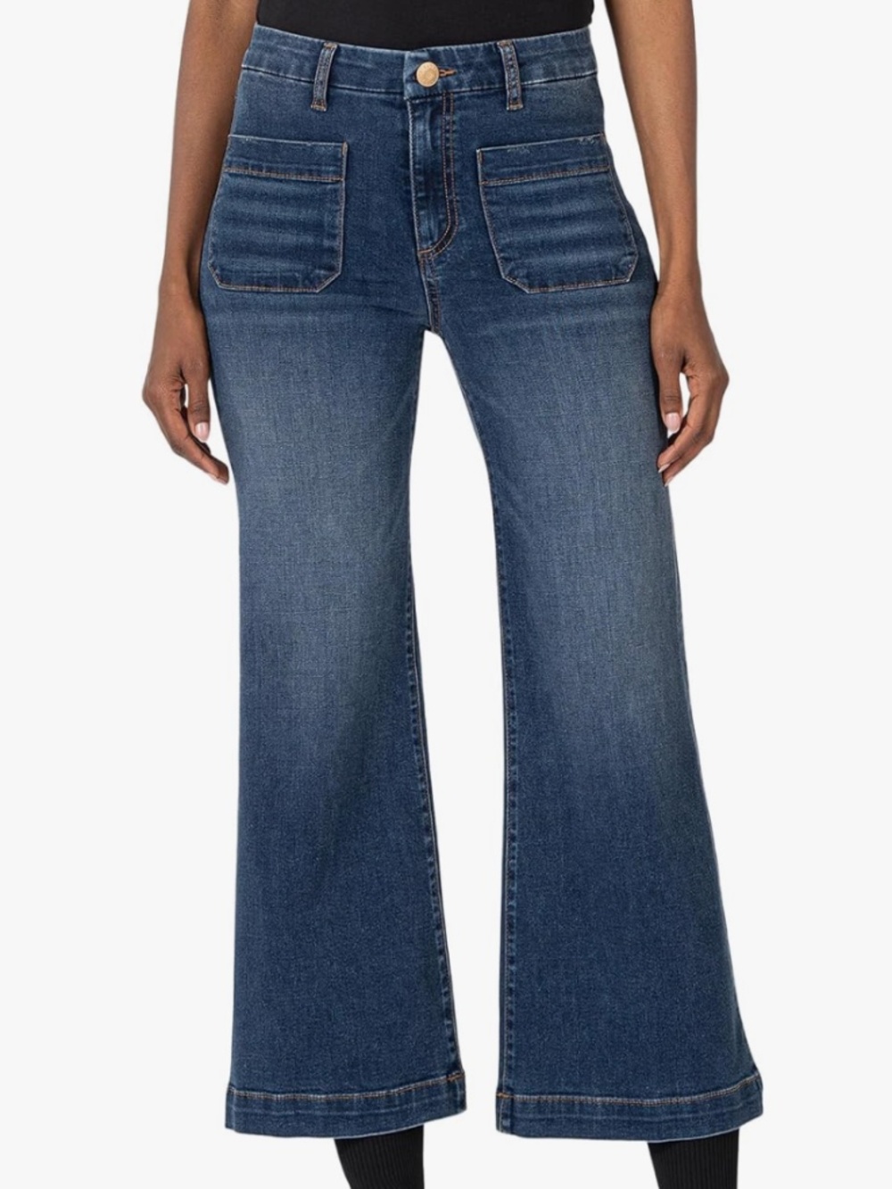 But from the Kloth Meg High Rise Wide Leg with Patch Pockets